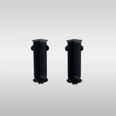 Угол внутренний 80мм для плинтуса черный