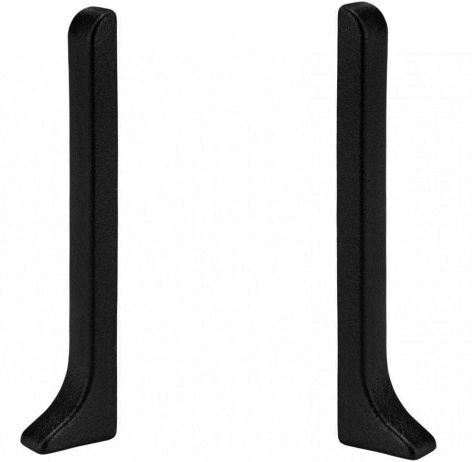 Заглушки 40мм для плинтуса  (пара)  черные